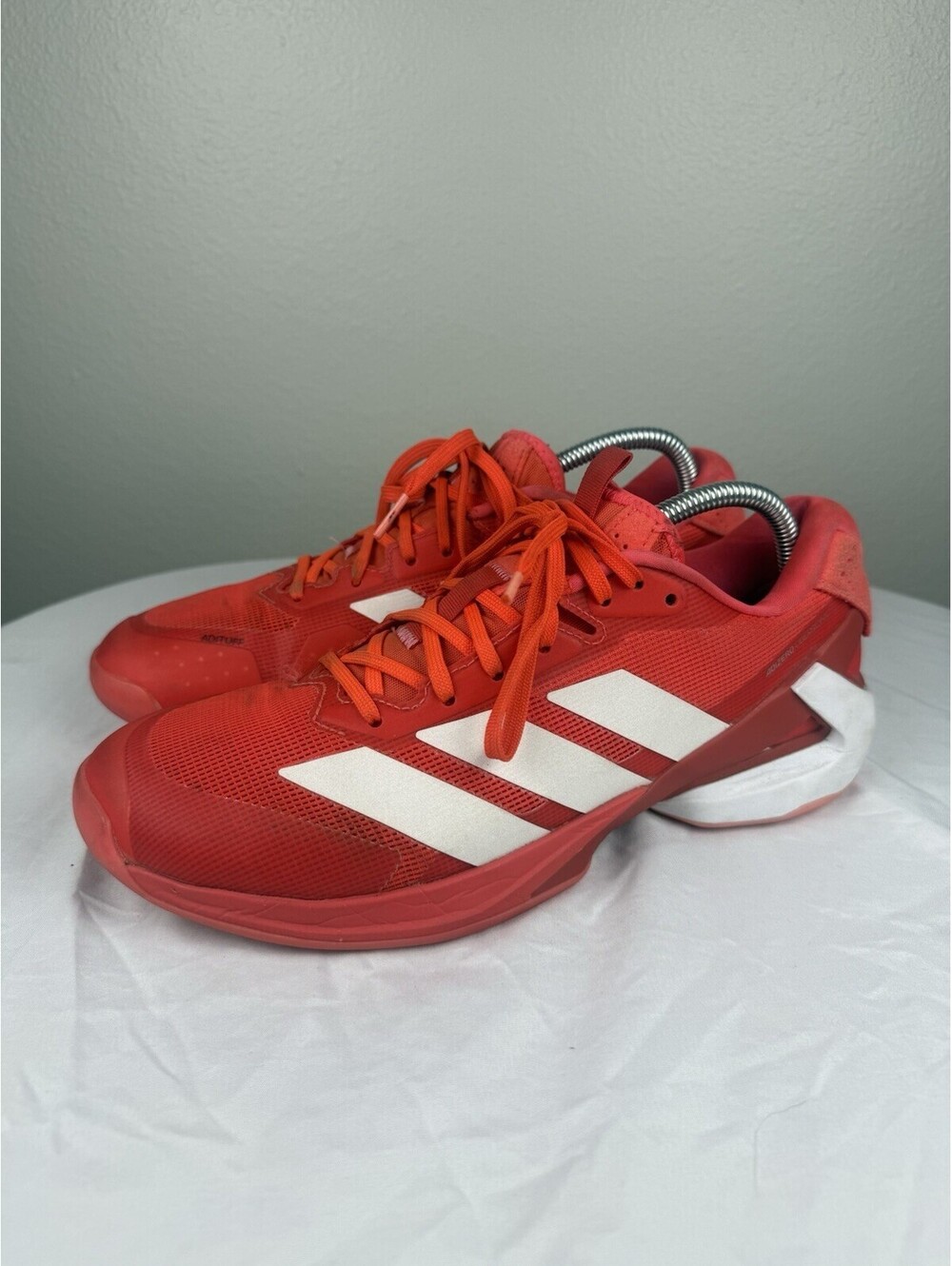 adidas Adizero Ubersonic 5 Womens 9.5 Tennis Shoes Red IH8105 Lightstrike